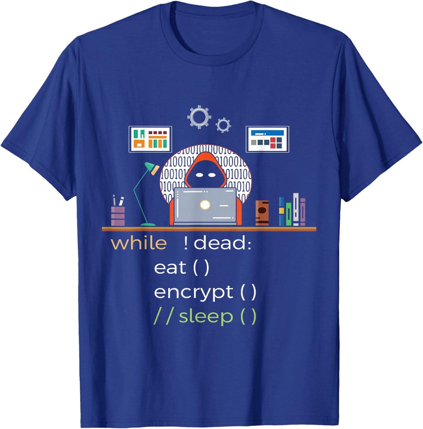 Cyber security Professional Funny IT Security Ethical hacker T-Shirt - T-Shirt | Royal
