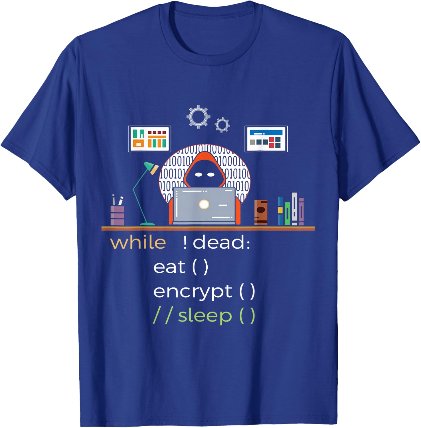 Cyber security Professional Funny IT Security Ethical hacker T-Shirt - T-Shirt | Royal