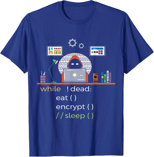 Cyber security Professional Funny IT Security Ethical hacker T-Shirt - T-Shirt | Royal