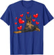 Doberman Dog with Plush Toy T-Shirt - T-Shirt | Royal