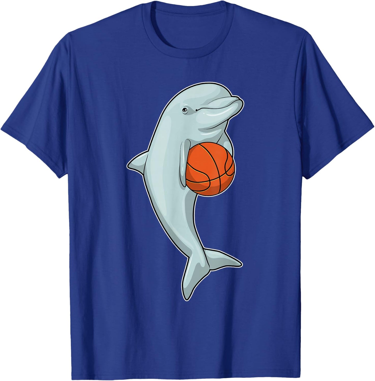 Dolphin Basketball player Basketball Sports T-Shirt - T-Shirt | Royal