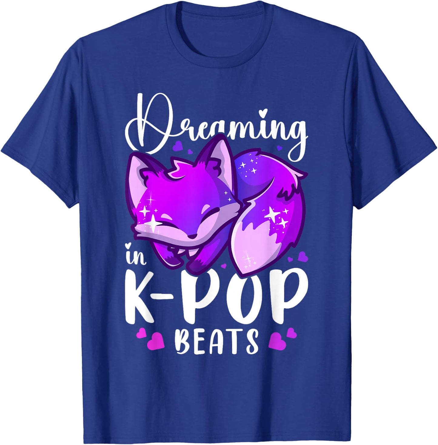 K-Pop Music & Dreams, Sleep Fox, K-Pop Sleep T-Shirt - T-Shirt | Royal