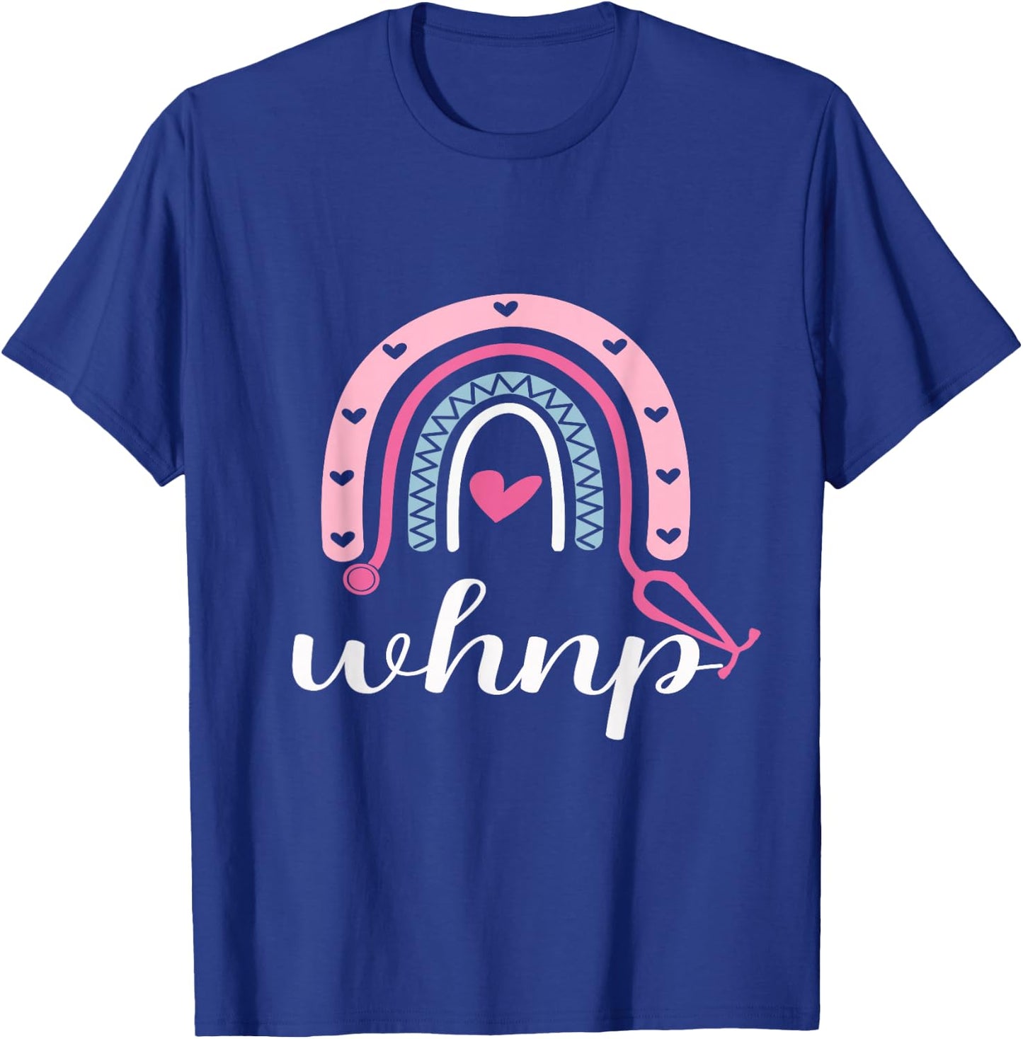 Rainbow Women's Health Nurse Practitioner whnp T-Shirt - T-Shirt | Royal