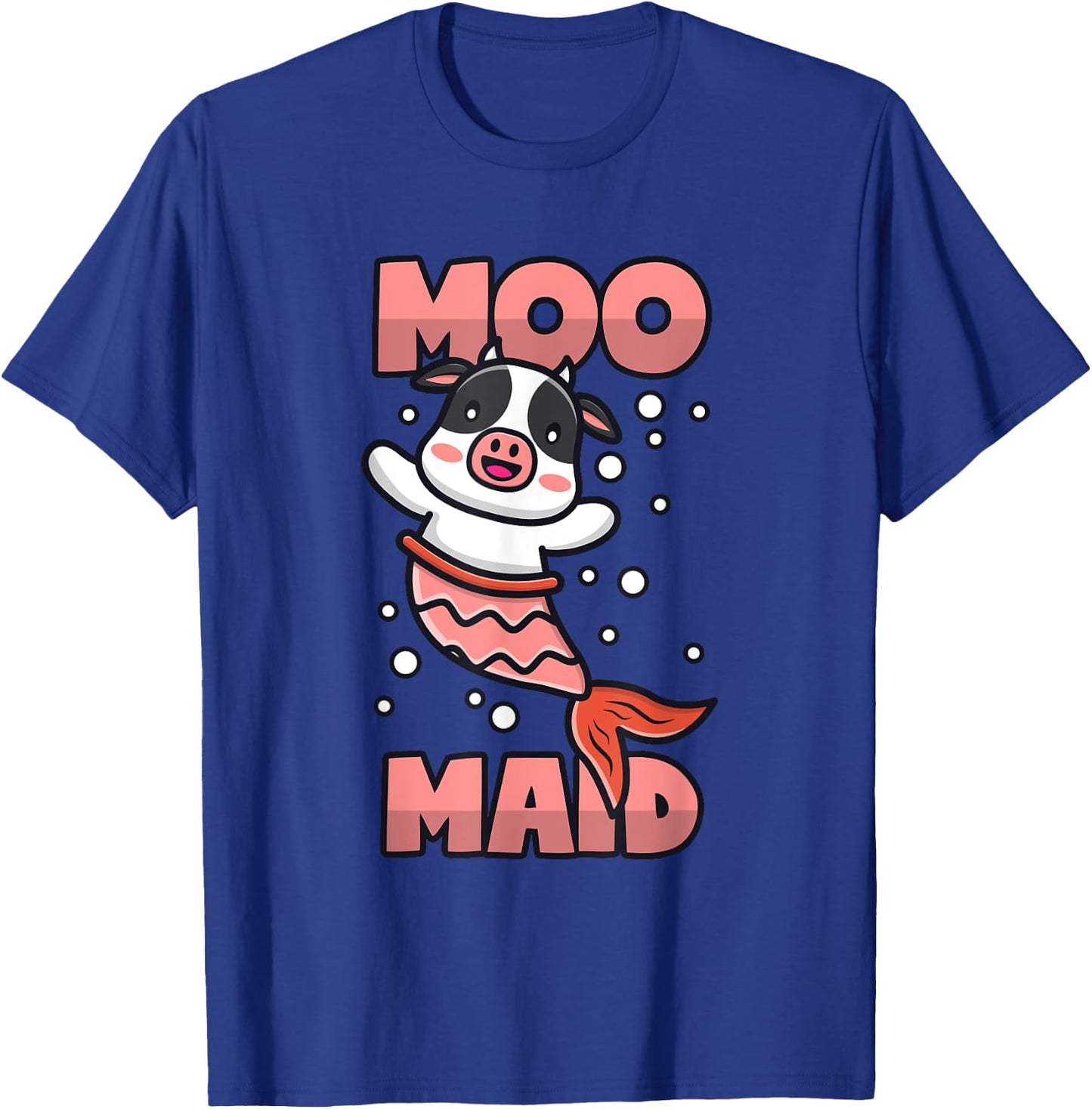 Mermaid Cow T-Shirt - T-Shirt | Royal