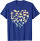Dragons Love Heart of Kids women Teen Girls T-Shirt - T-Shirt | Royal