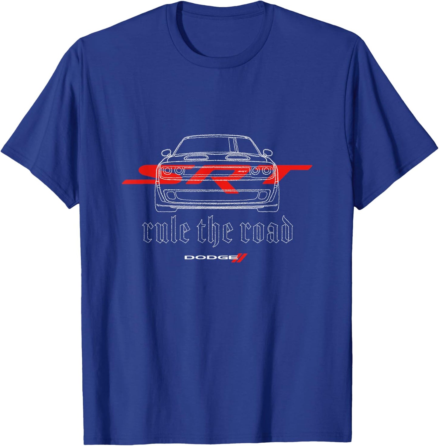 Dodge Rule the Road T-Shirt - T-Shirt | Royal