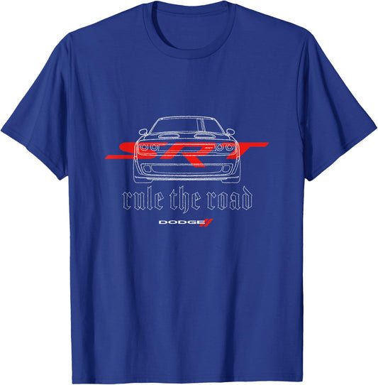 Dodge Rule the Road T-Shirt - T-Shirt | Royal