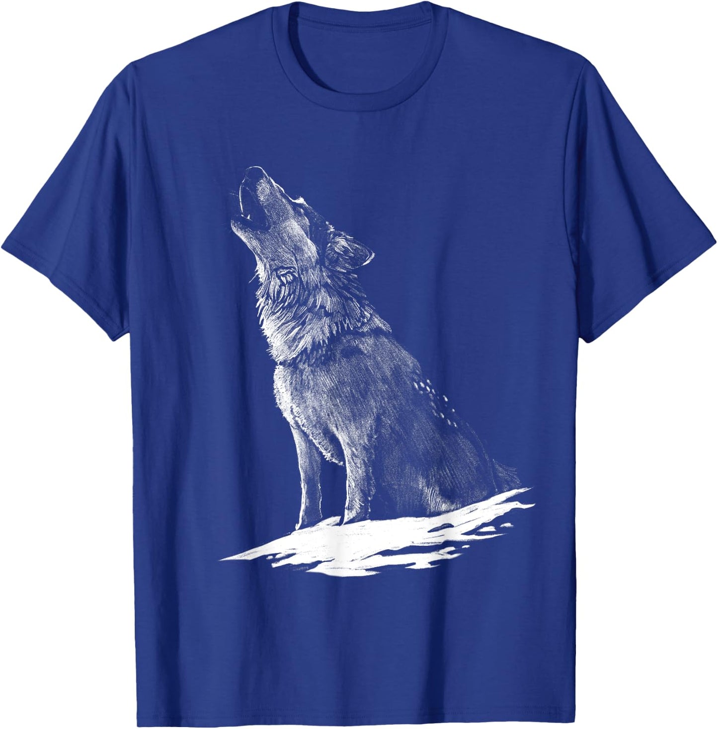 Wolf Animal Print Wolves Animal Motif Wolf T-Shirt - T-Shirt | Royal