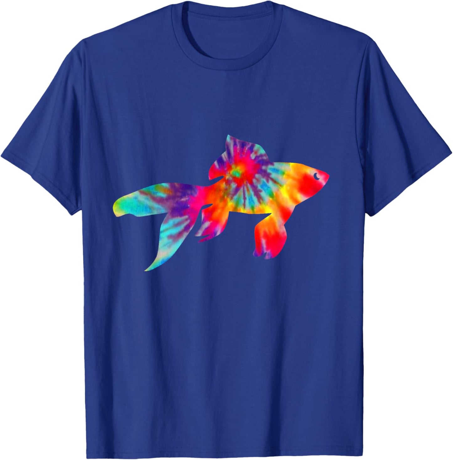 Goldfisch Tie Dye Vintage Pet Fish Aquarium T-Shirt - T-Shirt | Royal