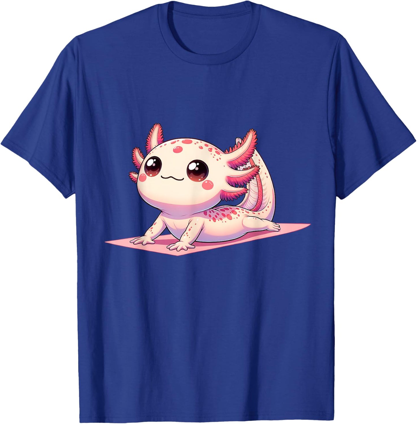Funny Yoga Meditating Spirituality Axolotl Meditaion T-Shirt - T-Shirt | Royal