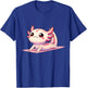 Funny Yoga Meditating Spirituality Axolotl Meditaion T-Shirt - T-Shirt | Royal