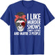 Cool Murder Show Art Women Murder Crime Investigator T-Shirt - T-Shirt | Royal