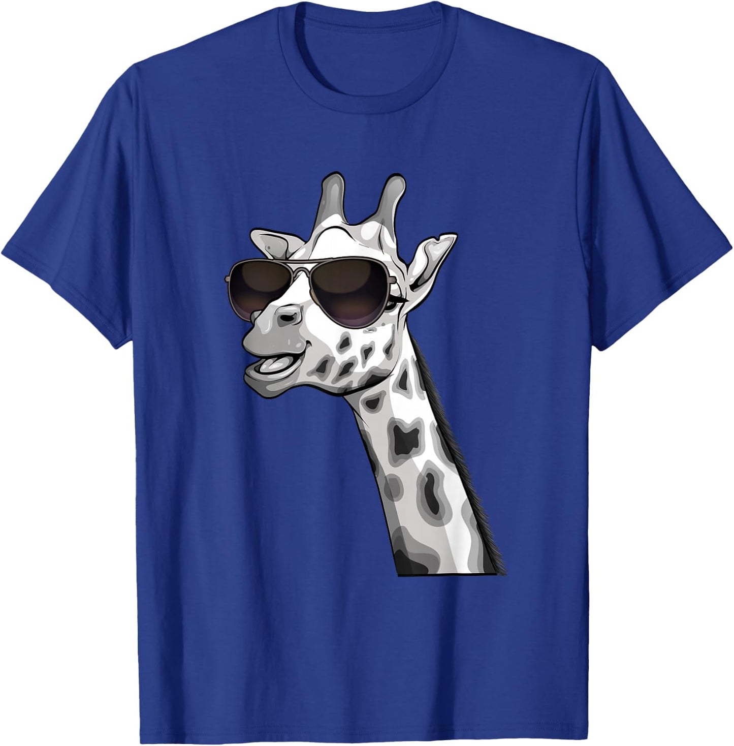Cool Giraffe Art Women Kids Animal Lover African Zoo T-Shirt - T-Shirt | Royal