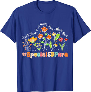 Special ED Para Appreciation Week Teacher Back to School Women Kids T-Shirt - T-Shirt | Royal