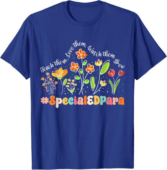 Special ED Para Appreciation Week Teacher Back to School Women Kids T-Shirt - T-Shirt | Royal