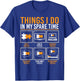 Funny Things I Do In My Spare Time Puzzling Jigsaw Puzzle T-Shirt - T-Shirt | Royal
