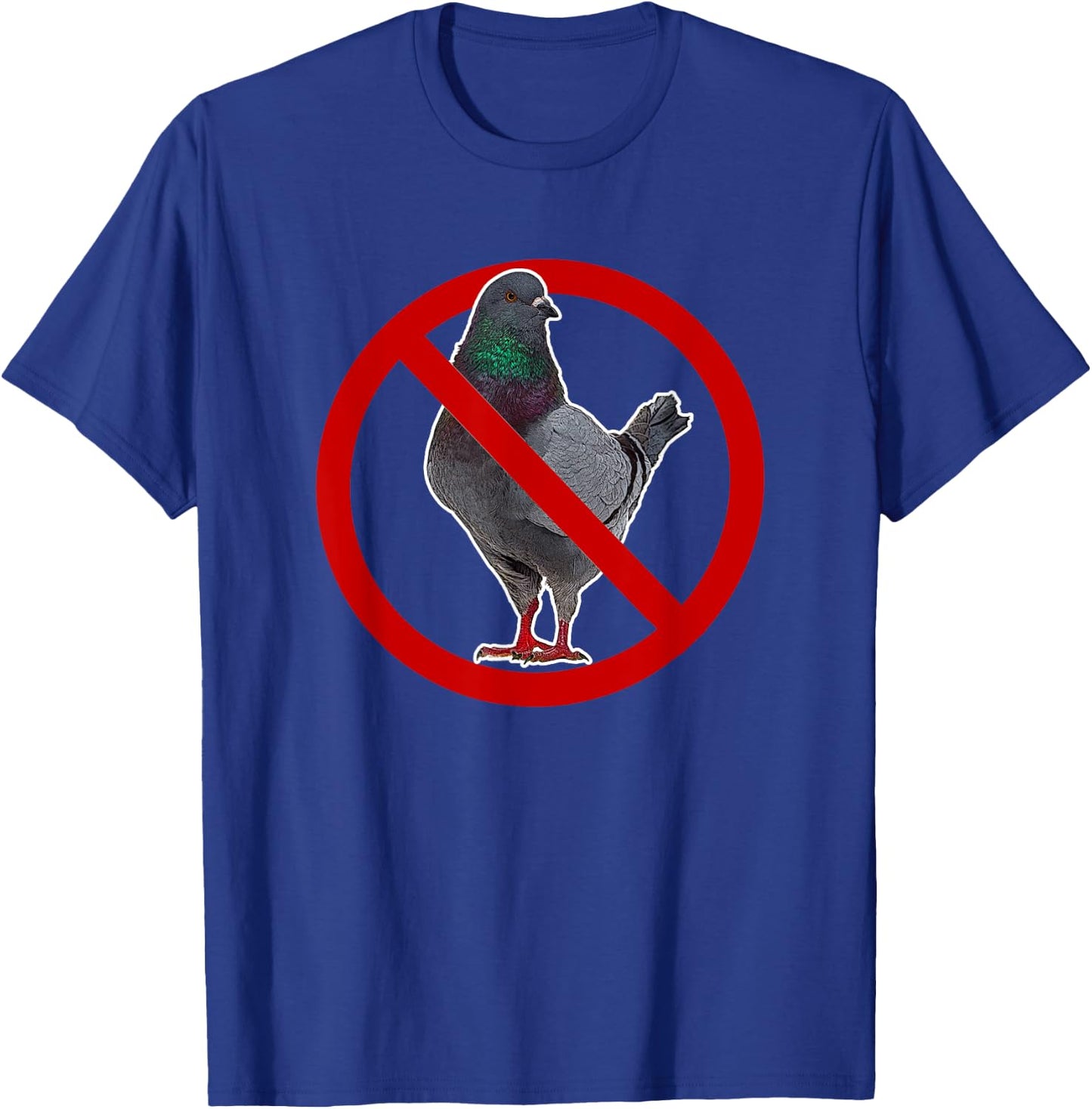 I Hate Pigeons Anti Pigeon T-Shirt - T-Shirt | Royal