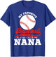 My Favorite Baseball Player Calls Me Nana Cute Nana Baseball T-Shirt - T-Shirt | Royal