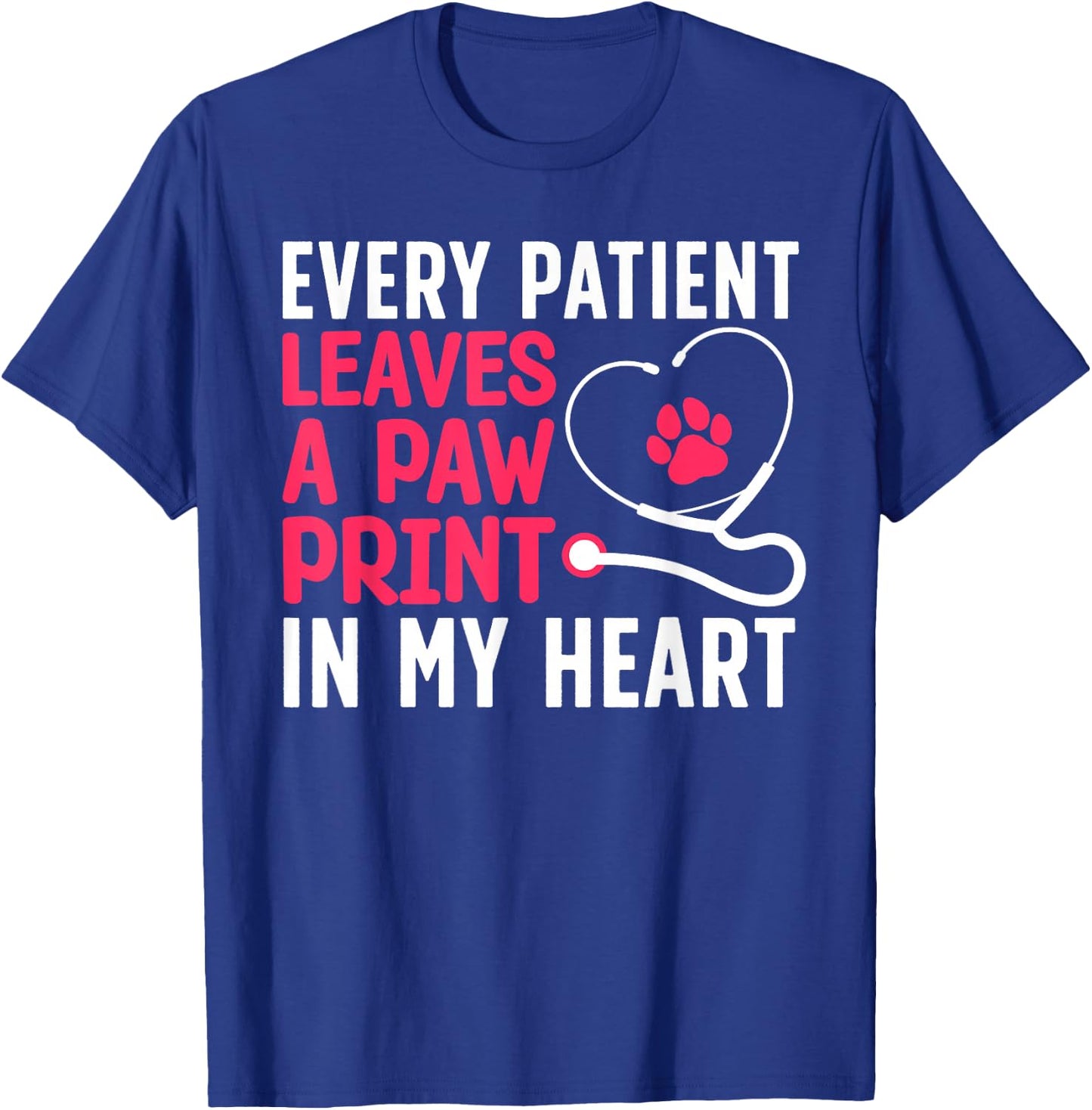 Funny Veterinarian Art Women Pet Veterinary Lovers T-Shirt - T-Shirt | Royal