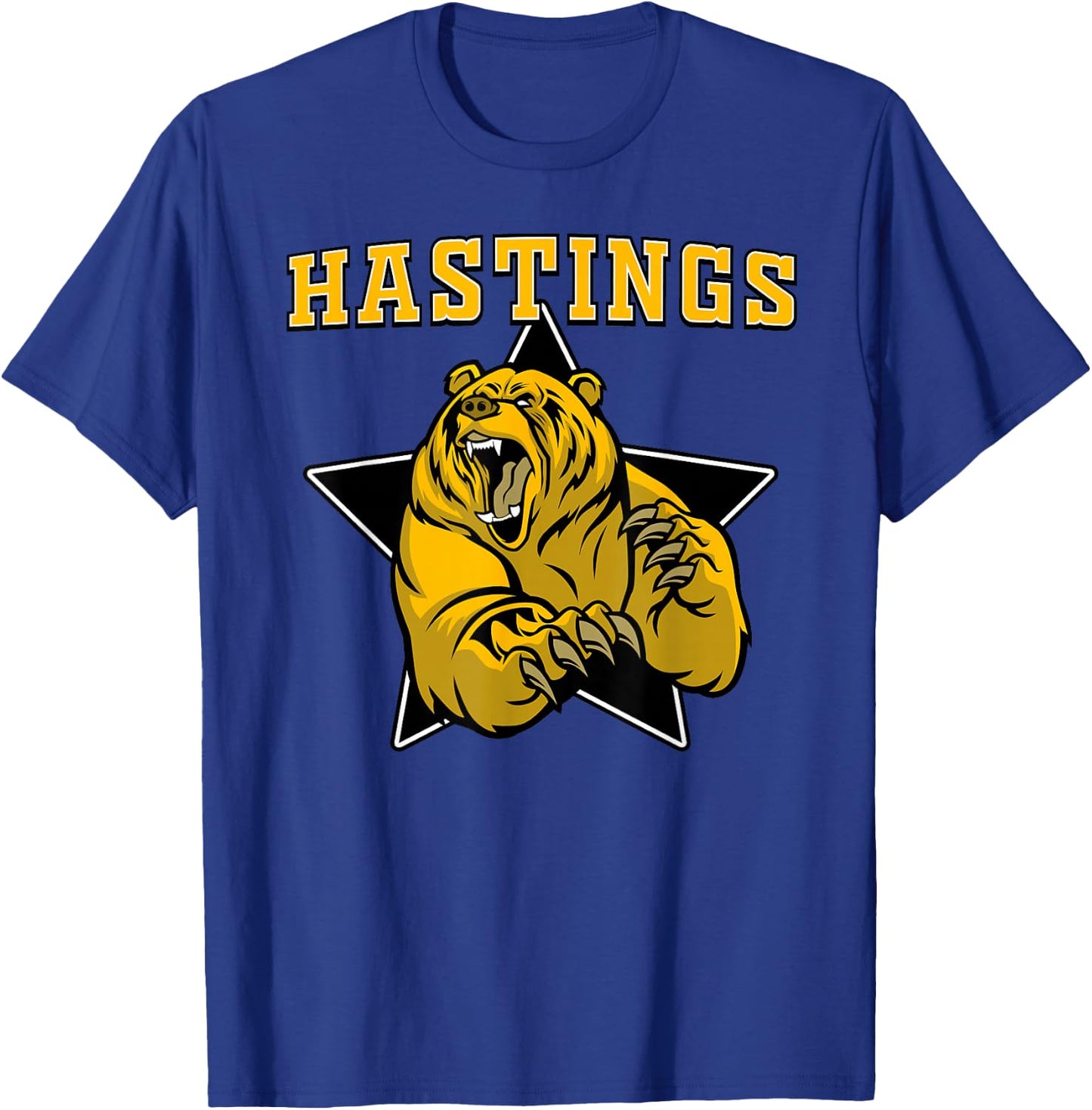 Hastings Bears High School Team Spirit T-Shirt - T-Shirt | Royal