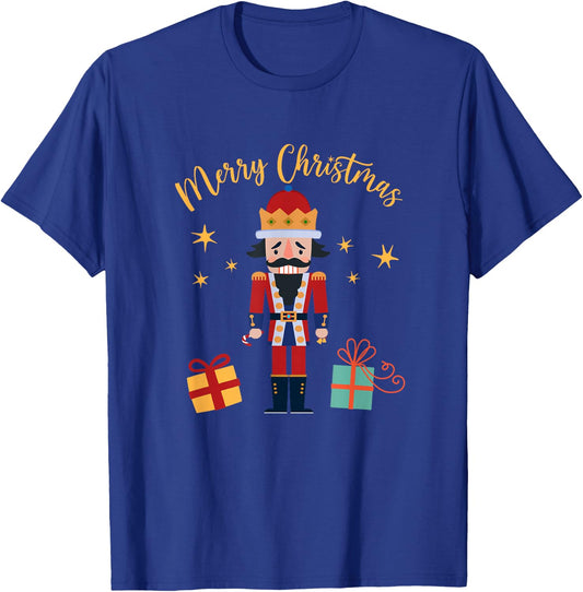 Merry Christmas - Nutcracker T-Shirt - T-Shirt | Royal