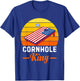 Funny Cornhole King Bean Bags T-Shirt - T-Shirt | Royal