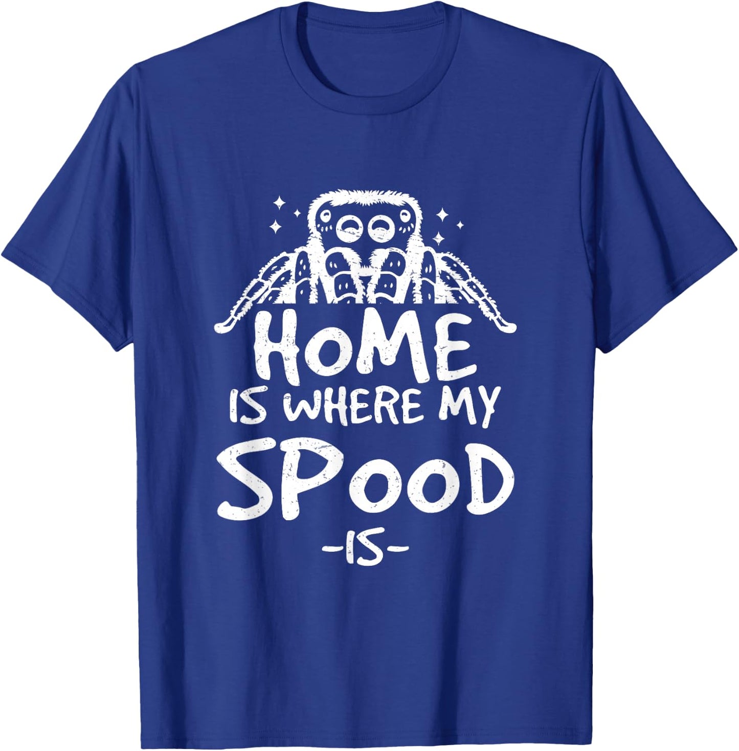 Classic Jumping Spider Spooder For A Salticidae Spood Owner T-Shirt - T-Shirt | Royal