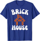Brick House Retro 70's Vintage Style Costume Themed Funny T-Shirt - T-Shirt | Royal