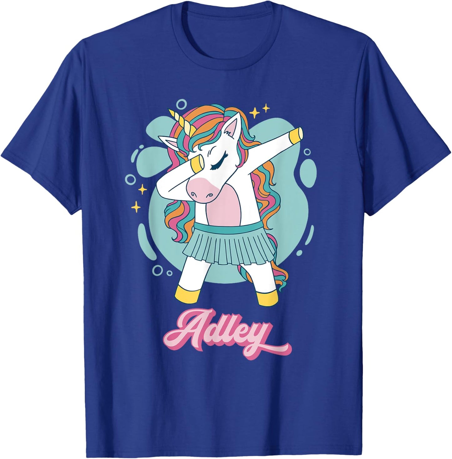 Adley Merch Unicorn Design T-Shirt - T-Shirt | Royal