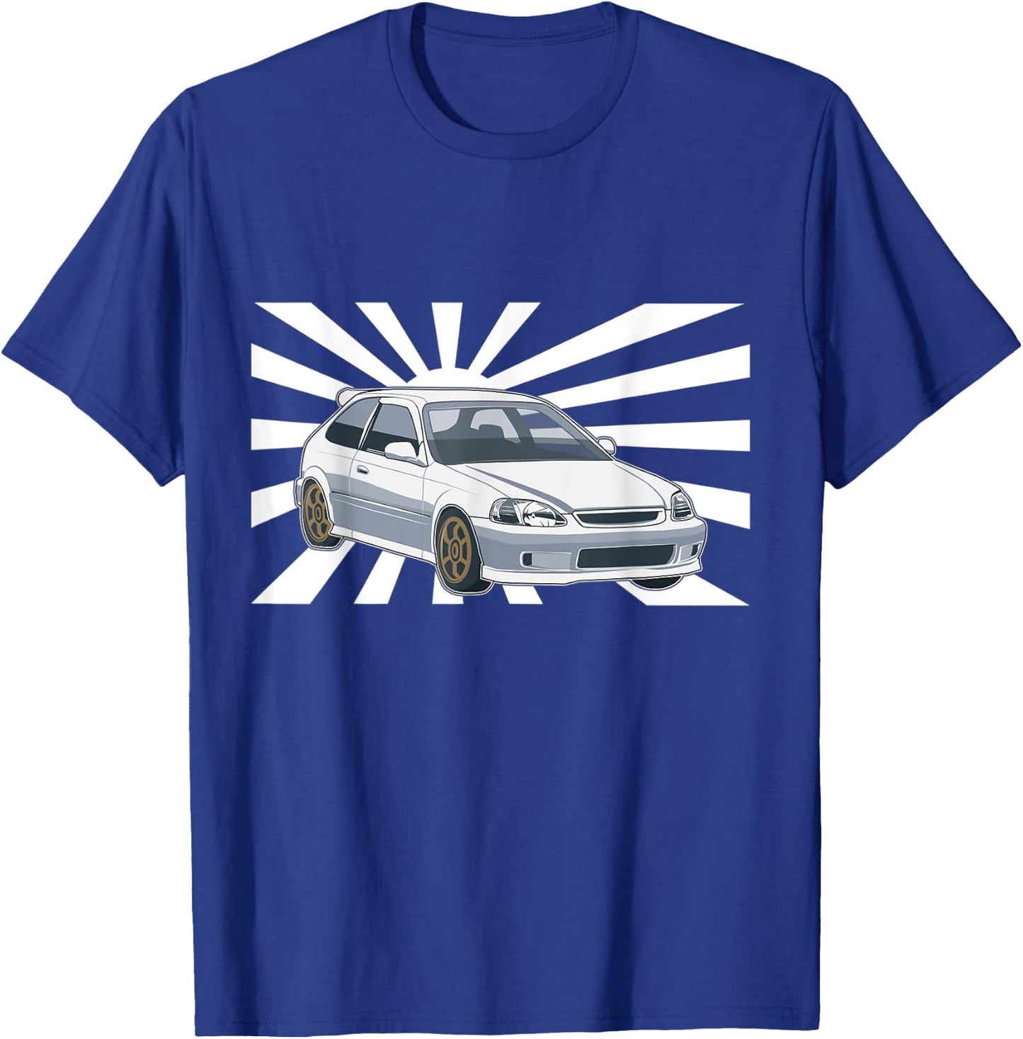 JDM Japan Motorsport tuning car 90s T-Shirt - T-Shirt | Royal