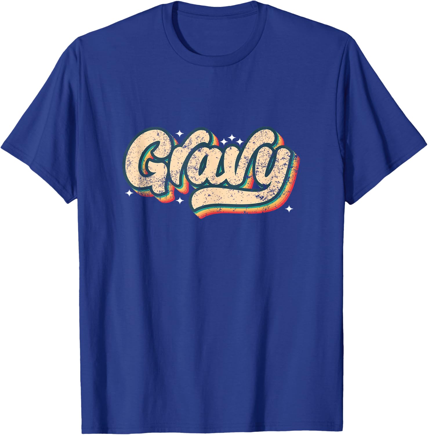 Gravy Shirt Vintage Look Slang A 70s Costume Or 80s Costume T-Shirt - T-Shirt | Royal