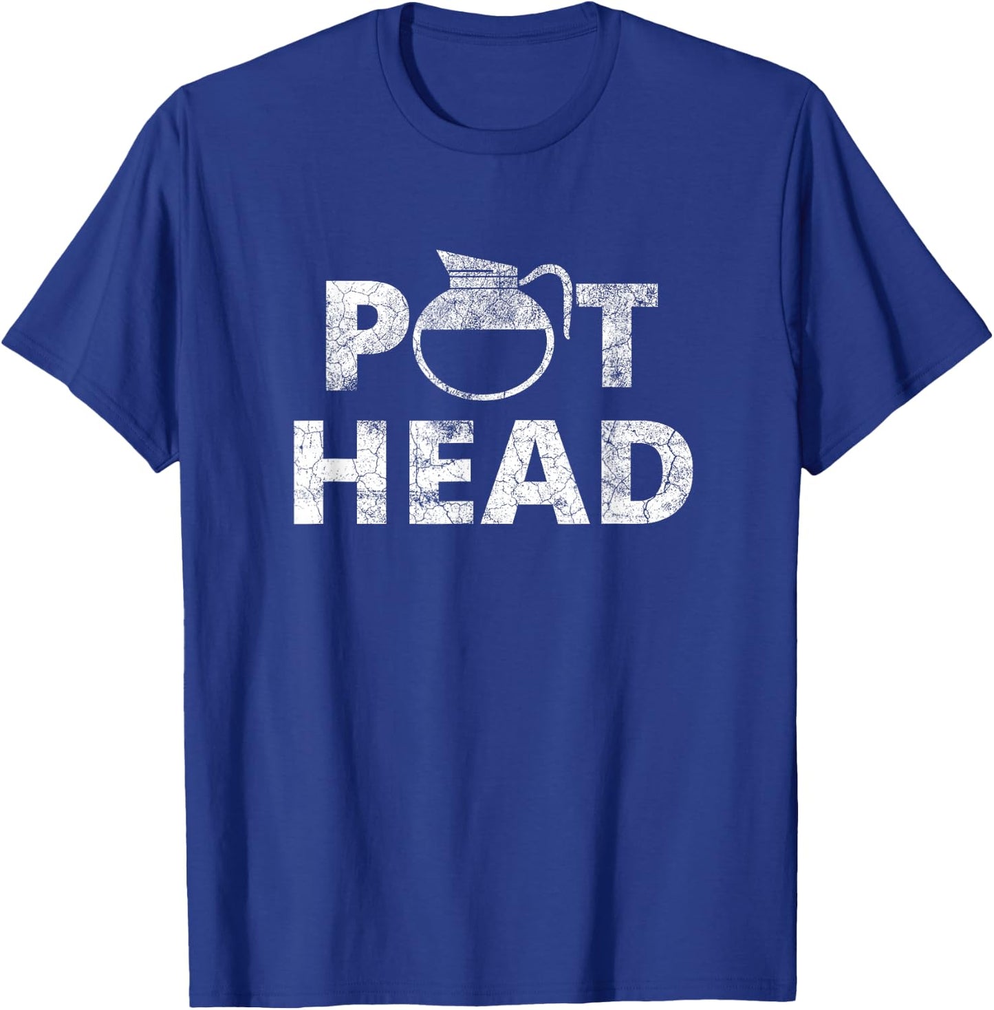 Coffee Pot Head T-Shirt - T-Shirt | Royal