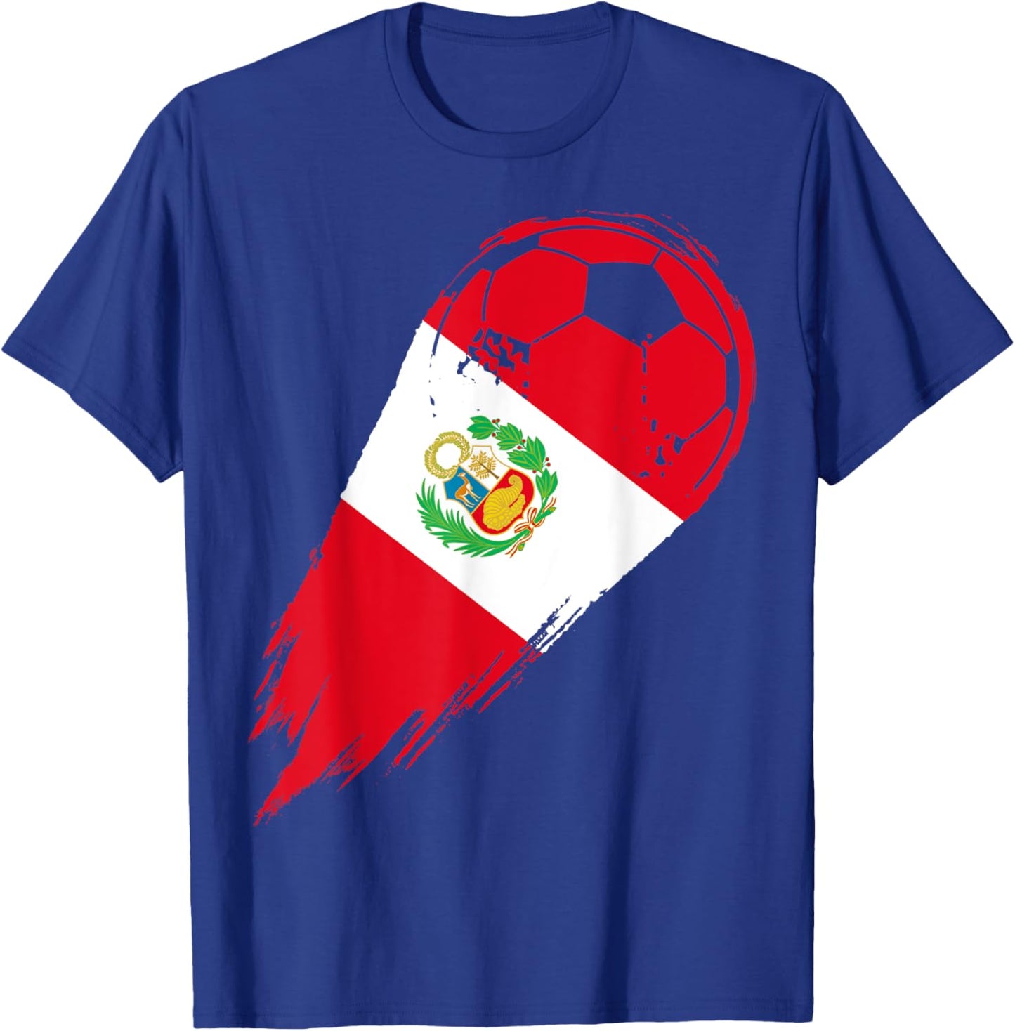 Soccer Player of Pride Peru T-Shirt - T-Shirt | Royal