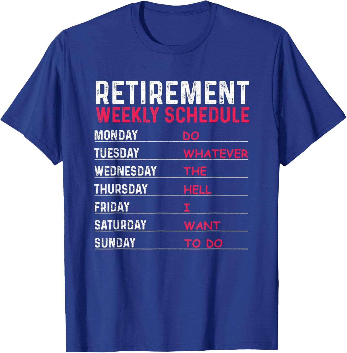 Funny Retirement Gift Women Cool Retired Retiree Small T-Shirt - T-Shirt | Royal