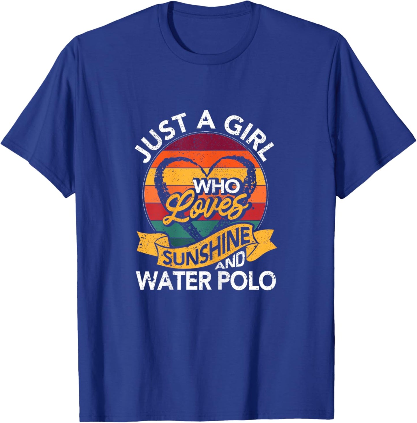 Just A Girl Who Loves Sunshine And Water Polo Player Coach T-Shirt - T-Shirt | Royal