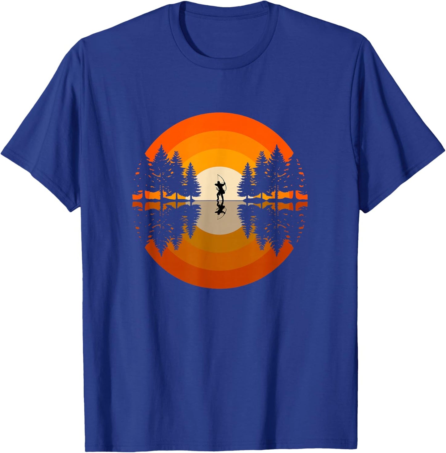 Archer Archery Arrow Bow T-Shirt - T-Shirt | Royal