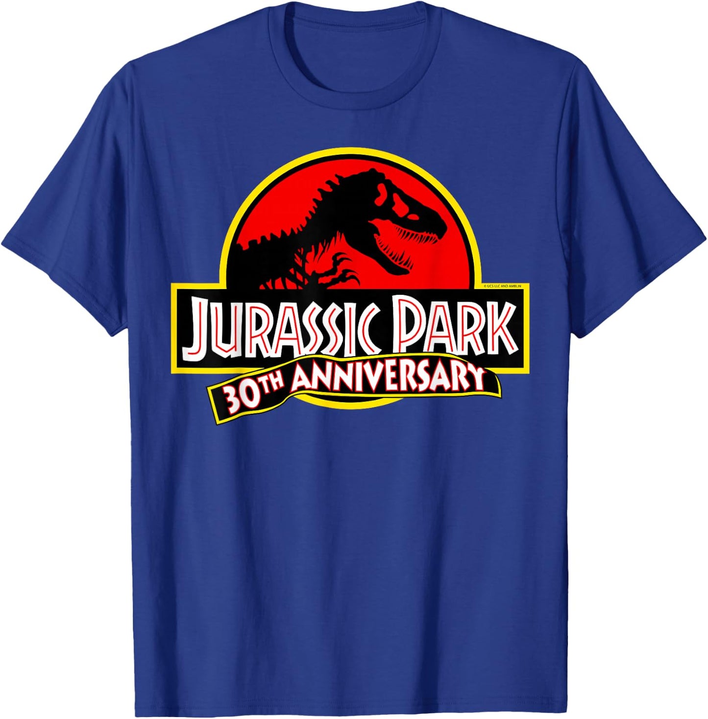 Jurassic Park 30th Anniversary T-Shirt - T-Shirt | Royal