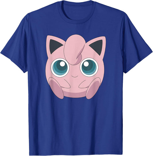 Pokémon Jigglypuff Cute Fairy Big Face T-Shirt - T-Shirt | Royal