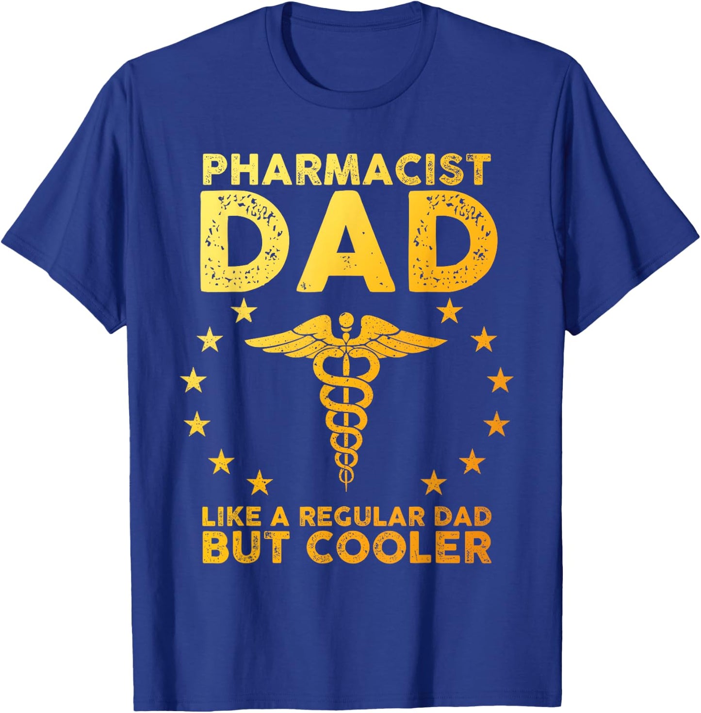 Funny Pharmacist Art For Dad Men School Pharmacy Technicians T-Shirt - T-Shirt | Royal