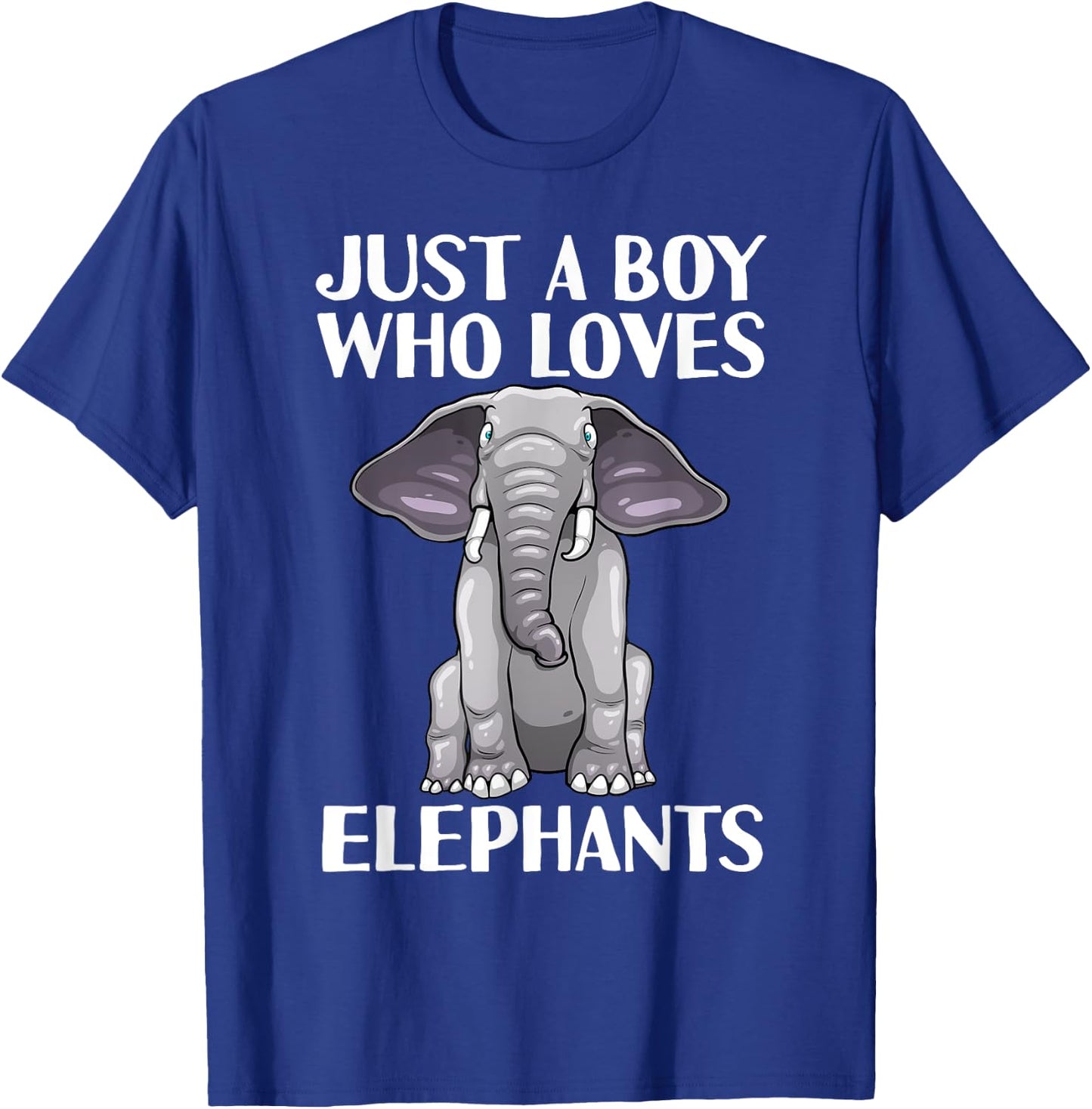 Cool Elephant For Boys Kids Save Animals Safari Africa Zoo T-Shirt - T-Shirt | Royal