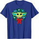Amazon Essentials The Mandalorian Grogu Holiday Christmas Wreath T-Shirt - T-Shirt | Royal