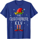 The Chaos Coordinator Elf Squad Funny Matching Christmas T-Shirt - T-Shirt | Royal