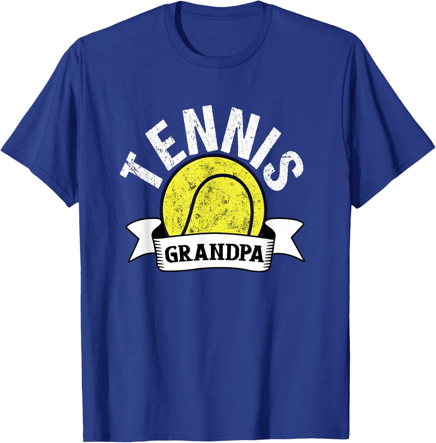 Tennis Grandpa - Funny Tennis Grandfather T-Shirt - T-Shirt | Royal