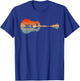 Vintage Guitar Forest Music Guitar Lover Guitarist Men Women T-Shirt - T-Shirt | Royal
