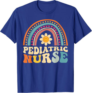 Pediatric Nurse Future Nurse Nursing School T-Shirt - T-Shirt | Royal
