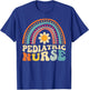 Pediatric Nurse Future Nurse Nursing School T-Shirt - T-Shirt | Royal