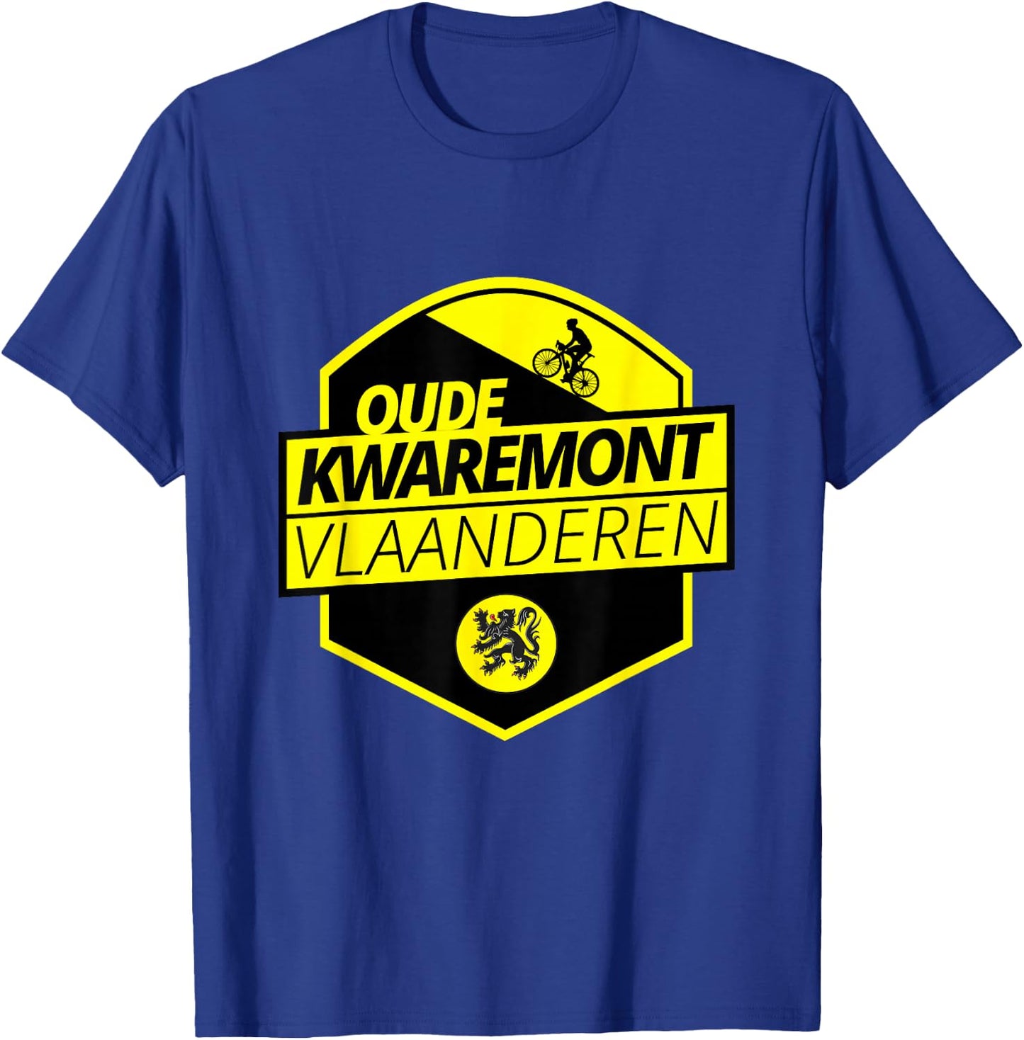 Oude Kwaremont Cycling In Flanders Belgium Cobbled Climb T-Shirt - T-Shirt | Royal