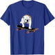 English Bulldog on a Skateboard Women Kids T-Shirt - T-Shirt | Royal