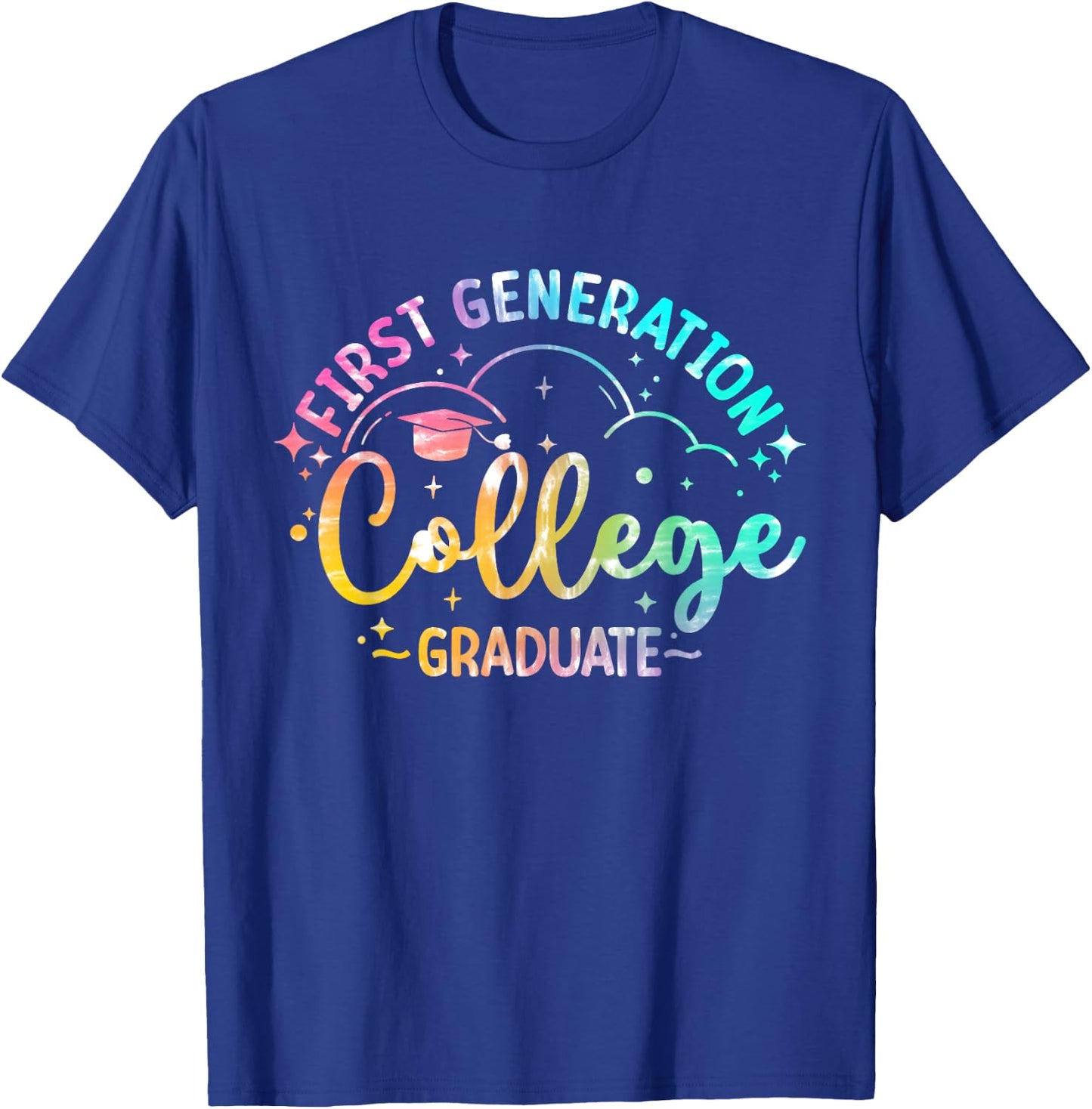First Generation College Student First-Gen College Graduate T-Shirt - T-Shirt | Royal