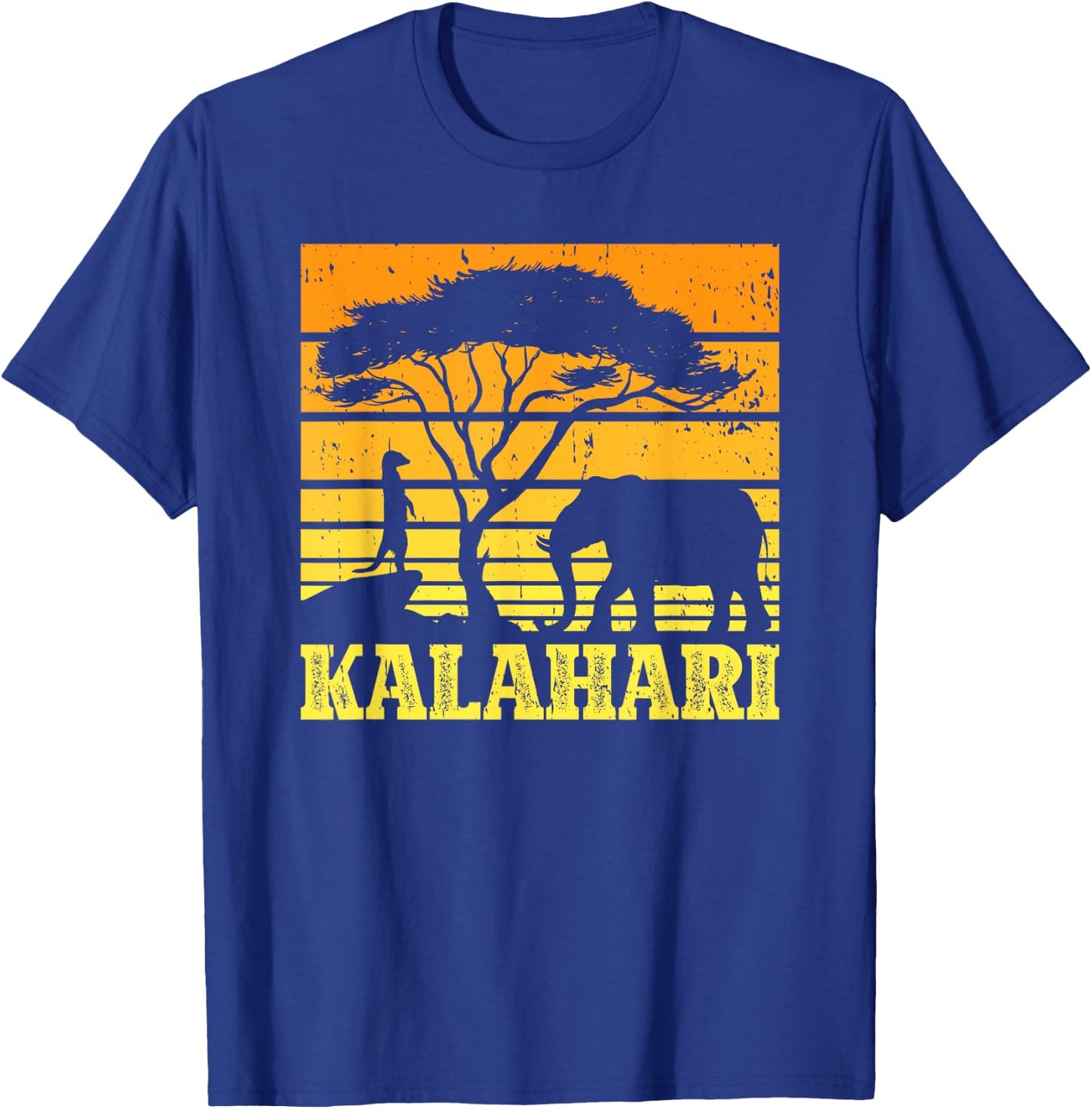 Kalahari Desert Africa Elephant Wildlife Safari Vacation T-Shirt - T-Shirt | Royal